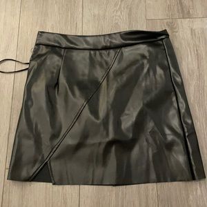 SHEIN leather skirt